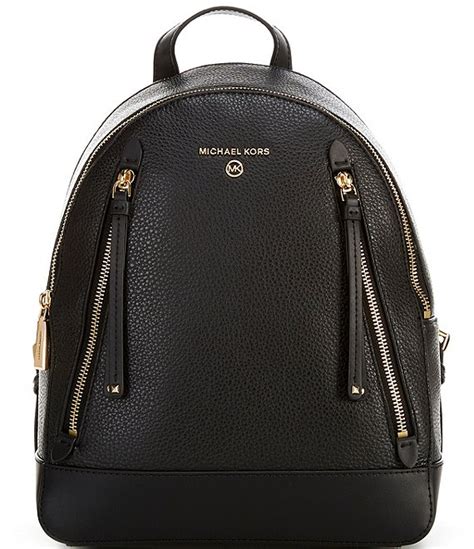 michael kors brooklyn leather backpack|Michael Kors Brooklyn medium backpack.